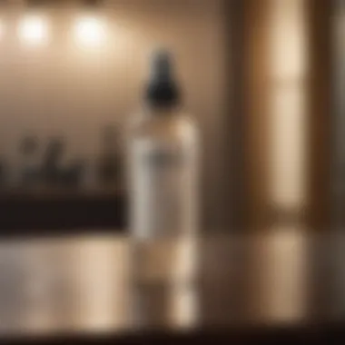 An eco-friendly barber mist spray bottle made from sustainable materials