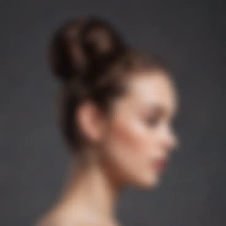 Innovative hairpins and accessories for bun styling.