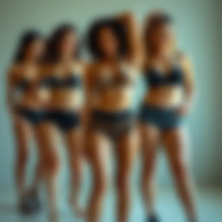 Different body types wearing seamless boyshorts comfortably